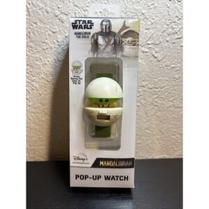 Star Wars Kid's Wristwatch LED Digital Baby Yoda in Pram Grogu Child Mandalorian